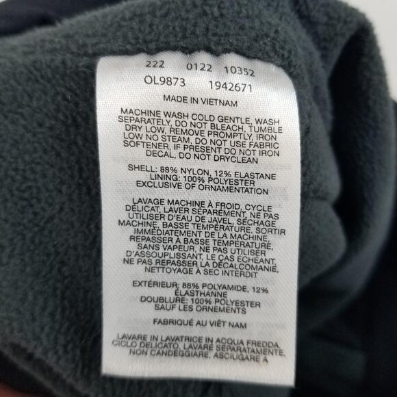 Mountain Hardwear Pants Womens 12 Short Black Fleece Lined Softshell Hiking - Picture 6 of 11